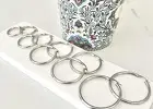 Sterling Silver 3mm Hoop Earrings – Polished Round Hoops in 20mm, 25mm, 30mm, 35mm, 40mm Sizes