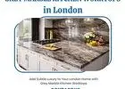 Grey Marble Kitchen Worktops in London | +44 020 83685555 | DialAWorkTop