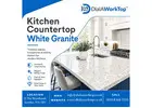 Kitchen Countertop White Granite | +44 020 83685555 | DialAWorkTop
