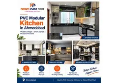 PVC Modular Kitchen in Ahmedabad | Waterproof Cabinets