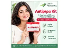 Antipreg Kit (Mifepristone 200mg + Misoprostol 800mcg) | Medical Abortion Pack