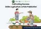 Online Agriculture Article Publication