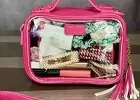 DIH Concepts' Pink Clear Cosmetic Bag Combines Style and Utility