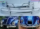 Volkswagen Beetle USA style bumper (1955-1972) by stainless steel