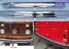 Volkswagen T2 Bay Window Bus (1972-1979) bumpers by stainless steel new