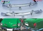 Volkswagen Karmann Ghia US type bumper (1967 - 1969) by stainless steel