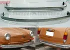 Volkswagen Type 3 bumper (1970-1973) in stainless steel