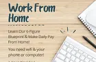 Hey Dads!  2 Hr. Workday From Home Earn BIG Daily Pay!