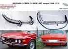 BMW 2800 CS / BMW E9 / BMW 3.0 CS bumper (1968-1975) by stainless steel