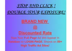 Brand New Secret Advertising Website | GET MORE EXPOSURE TO YOUR ADS!